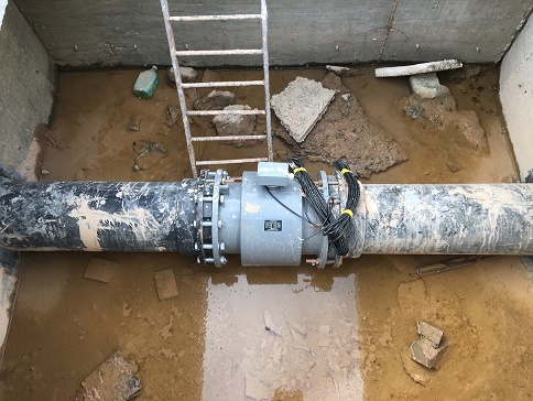 融创电磁流量计运用到厦门市政雨污分流改造工程上用来测量雨污水收集量